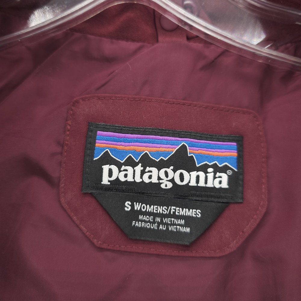 PATAGONIA Women's Tres 3-in-1 Parka Jacket Burgundy Maroon Red SMALL - Picture 5 of 13